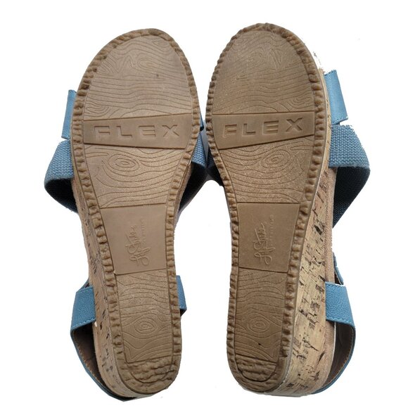 Life Stride Mexico Wedge Slingback Sandal (Sz 7M) - Picture 3 of 6